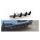 Diffuser Hyundai I30 III N Rear Racing Durability v.2 Red