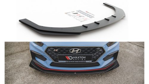 Splitter Hyundai I30 III N Front Racing Durability + Flaps Black