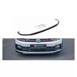   Maxton Design Első Toldat / Splitter Volkswagen Polo GTI Mk6 (2017–) – Fényes Fekete