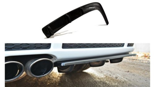Splitter Audi RS4 B5 Rear Central with Diffuser Gloss Black