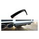 Splitter Audi RS4 B5 Rear Central with Diffuser Gloss Black