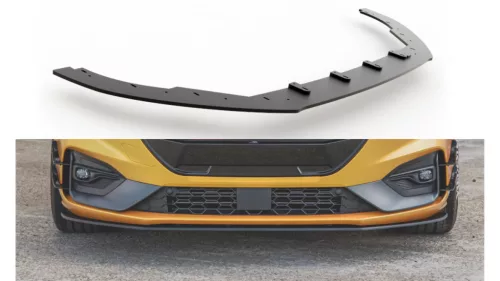 Maxton Design Első Toldat / Splitter Ford Focus Mk4 ST / ST-Line (2018–) – Fekete-Piros