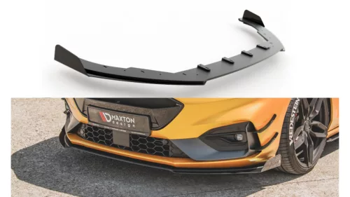 Maxton Design Első Toldat / Splitter Ford Focus Mk4 ST / ST-Line (2018–) – Fekete-Piros