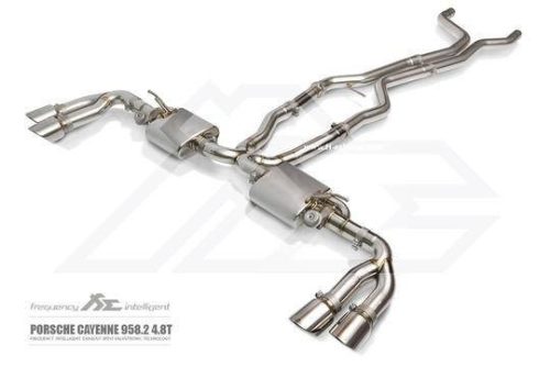 CatBack Exhaust System Porsche Cayenne 958.2 3.0T 3.6T 15-17 Active