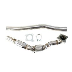   Downpipe (Leömlőcső) Katalizátorral Audi A3 / S3 (8V) / TTS (FV), Seat Leon Cupra (MkIII), VW Golf R (VII) / Passat (B8), Skoda Superb 4x4 (MkIII), 2.0 TFSI - 76mm / 3"