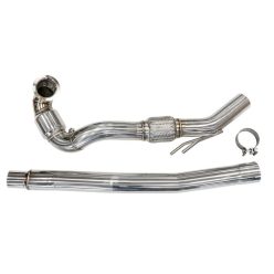   Downpipe (Leömlőcső) Katalizátorral Audi A3 / S3 (8V) / TTS (FV), Seat Leon Cupra R (III), VW Golf R (VII) / Arteon 4motion, Skoda Superb 4x4, 2.0TFSI - 76mm / 3"