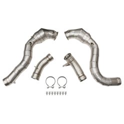 Downpipe Mercedes Benz GLC63 M177 18+ CAT 200 + Heat Shield