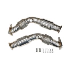 Downpipe Nissan 370Z Resonated Infiniti G37 Q50 Q60