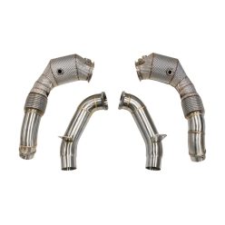   Downpipe BMW  M850I/XI G14 G15 G16/M550i G30 / M650i / M750i G11 G12 with OPF  N63 + Heat Shield