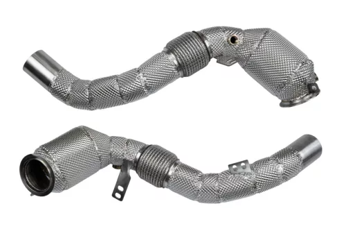 Downpipe BMW F85 F86 X5M X6M S63 4.4 V8 200Cell Heat Shield