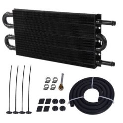 TurboWorks Power steering, transmision cooler 4-rows Black