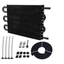 TurboWorks Power steering, transmision cooler 6-rows Black