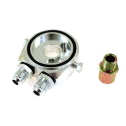 TurboWorks Oil Cooler Adapter Silver AN8
