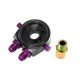 TurboWorks Oil Cooler Adapter Black AN10