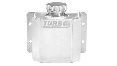 Oil catch tank bulkhead TurboWorks 1 l Silver