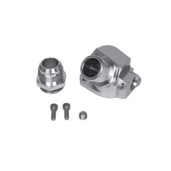   Billet Aluminum Thermostat Housing for Honda B & D Series with 1.25" AN16 Silicone Hose