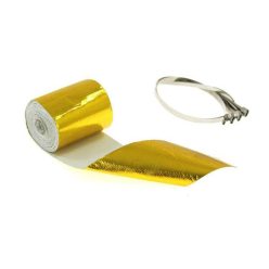 Intake Heat Wrap 5m Gold + Zip Ties