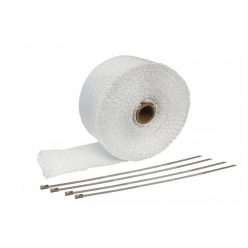 Epman Exhaust heat wrap 50mm x 1mm 10m White + ties