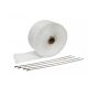 Epman Exhaust heat wrap 50mm x 1mm 10m White + ties