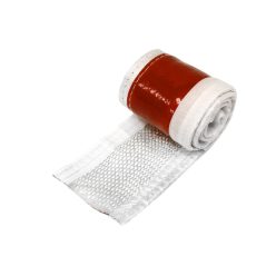TurboWorks Heat resistance hose cover 15mm x 1m Red