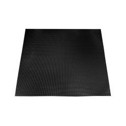  Turboworks Heat shield embossed aluminium Black 0,5mm 60 cm x 60 cm