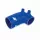 BMW E36 325/328/M3 92-99 89mm HFM Silicone Intake Boot Blue