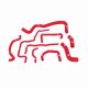 VW Golf 4 98-05 1.8T Radiator Hose Kit Red Mishimoto