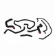Ford Focus 00-07 2.0L Radiator Hose Kit Black Mishimoto
