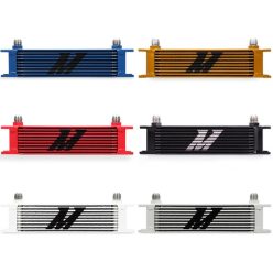 Universal 10 Row Oil Cooler Black Mishimoto