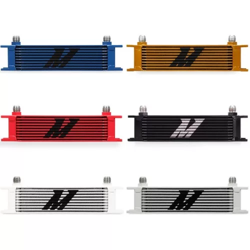 Universal 10 Row Oil Cooler Black Mishimoto