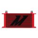 Universal 19-Row Oil Cooler Red Mishimoto