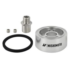 Oil Filter Spacer 32mm M20X1.5 Thread Silver Mishimoto
