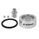 Oil Filter Spacer 32mm M20X1.5 Thread Silver Mishimoto