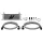 Universal Oil Cooler Kit 13-Row Silver Mishimoto