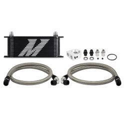 Universal Oil Cooler Kit 16-Row Black Mishimoto