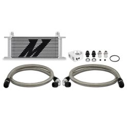 Universal Oil Cooler Kit 16-Row Silver Mishimoto