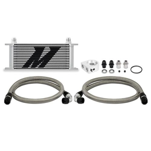 Universal Oil Cooler Kit 16-Row Silver Mishimoto