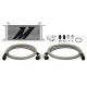 Universal Oil Cooler Kit 16-Row Silver Mishimoto