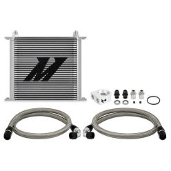 Universal Oil Cooler Kit 34-Row Silver Mishimoto