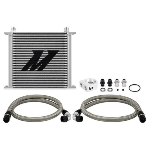 Universal Oil Cooler Kit 34-Row Silver Mishimoto