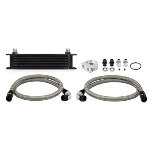 Universal Oil Cooler Kit 10 Row Black Mishimoto