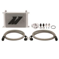 Universal Oil Cooler Kit 25 Row Silver Mishimoto