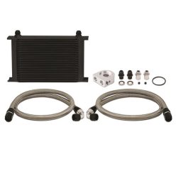 Universal Oil Cooler Kit 25 Row Black Mishimoto