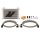 Universal Thermostatic Oil Cooler 25 Row Silver Mishimoto