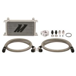 Universal Oil Cooler Kit 19 Row Silver Mishimoto