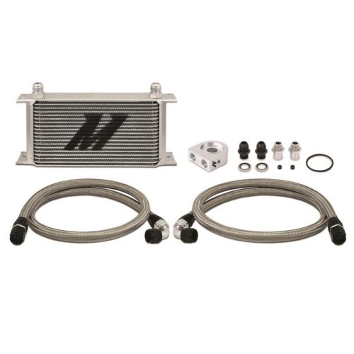 Universal Oil Cooler Kit 19 Row Silver Mishimoto