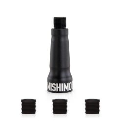 3 Inch Aluminum Shift Knob Extender Black Mishimoto