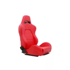 Racing seat DRAGO PVC Red