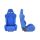 Racing seat DRAGO Velvet Blue