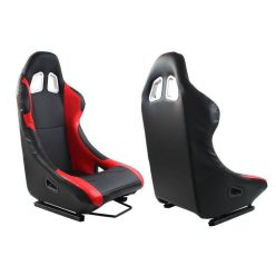 Racing seat MONZA RACE PLUS PVC Red